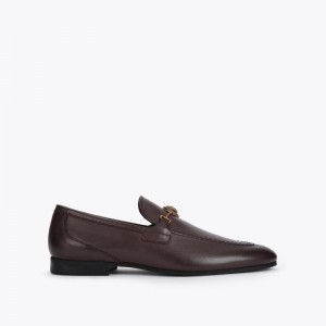 Kurt Geiger London Ali Men's Loafers Deep Brown | Malaysia ZG14-846