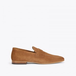 Kurt Geiger London Ali Penny Men's Loafers Brown | Malaysia YP04-970