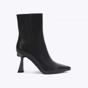 Kurt Geiger London Ankle Women's Heeled Boots Black | Malaysia NS92-418