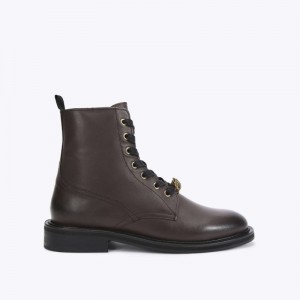 Kurt Geiger London Bank Men's Ankle Boots Brown | Malaysia TR02-808