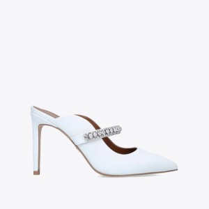 Kurt Geiger London Duke Women's Heels White | Malaysia EY33-532