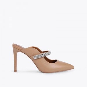 Kurt Geiger London Duke Women's Heels Camel | Malaysia LH69-072