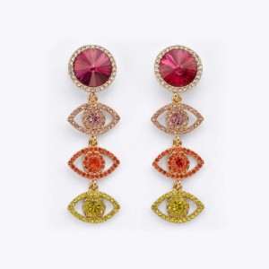Kurt Geiger London Eye Drop Earrings Women's Jewelry Gold | Malaysia SX71-859