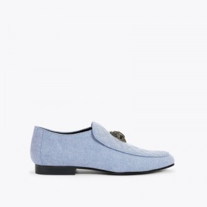 Kurt Geiger London Hugh Loafer Men's Dress Shoes Blue | Malaysia YV61-512