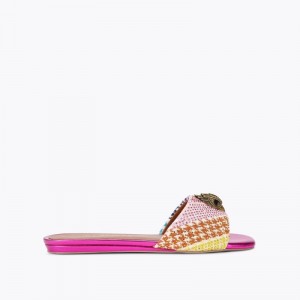Kurt Geiger London Kensington Flat Women's Sandals Multicolor | Malaysia YS46-075