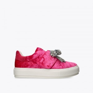 Kurt Geiger London Laney Bow Women's Trainers Pink | Malaysia AR84-959