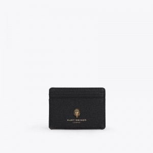 Kurt Geiger London Leather Women's Card Holder Black | Malaysia RV63-485