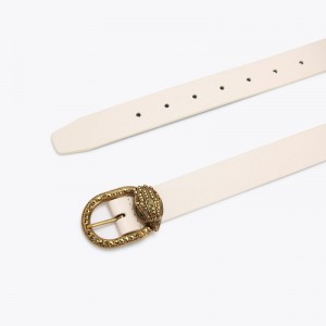 Kurt Geiger London Mayfair Women's Belts Bone | Malaysia XR12-875