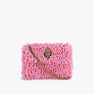 Kurt Geiger London Medium Kensington Women's Crossbody Bags Pink | Malaysia YP53-790