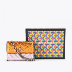 Kurt Geiger London Micro Kensington Women's Crossbody Bags Multicolor | Malaysia DL35-235