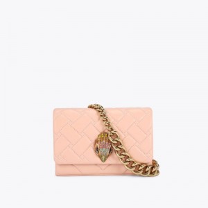 Kurt Geiger London Mini Kensington East West Women's Crossbody Bags Blush | Malaysia AA42-857