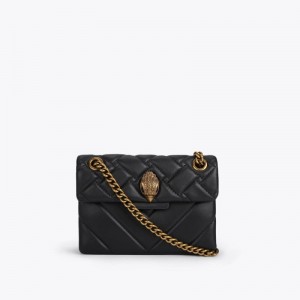 Kurt Geiger London Mini Kensington Women's Crossbody Bags Black | Malaysia HT30-844