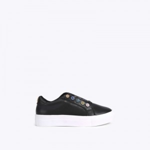 Kurt Geiger London Mini Liviah Sneaker Kids Shoes Black | Malaysia DP90-201