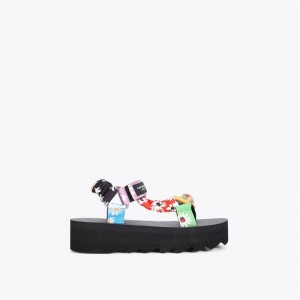 Kurt Geiger London Mini Orion Sandal Kids Shoes Multicolor | Malaysia YF62-990