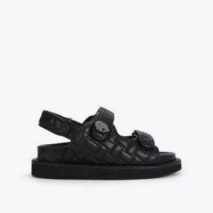 Kurt Geiger London Orson Women's Sandals Black | Malaysia ZE47-906