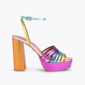 Kurt Geiger London Pierra Platform Women's Heels Multicolor | Malaysia NJ22-681