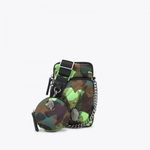 Kurt Geiger London Recycled Multi Pockets Women's Crossbody Bags Green | Malaysia CC29-879