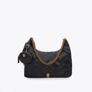 Kurt Geiger London Recycled Large Hobo Women's Shoulder Bags Black | Malaysia DY47-851