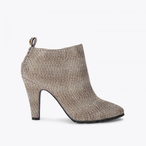 Kurt Geiger London Shoreditch Women's Heeled Boots Beige | Malaysia HW41-870