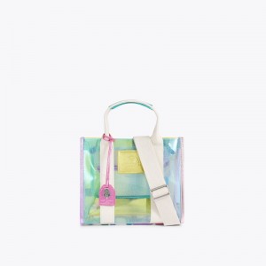 Kurt Geiger London Small Vinyl Southbank Women's Tote Bags Multicolor | Malaysia GH79-304