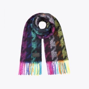 Kurt Geiger London Yarndye Women's Scarves Black | Malaysia EG68-055