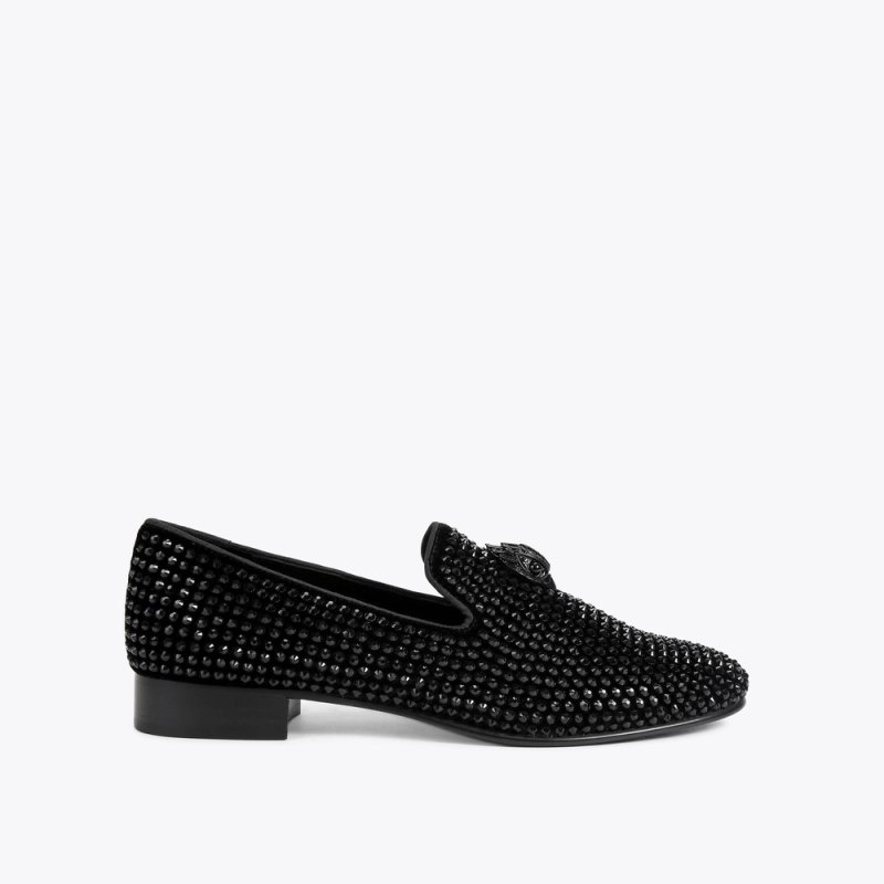 Kurt Geiger London Ace Loafer Men\'s Dress Shoes Black | Malaysia UD05-889