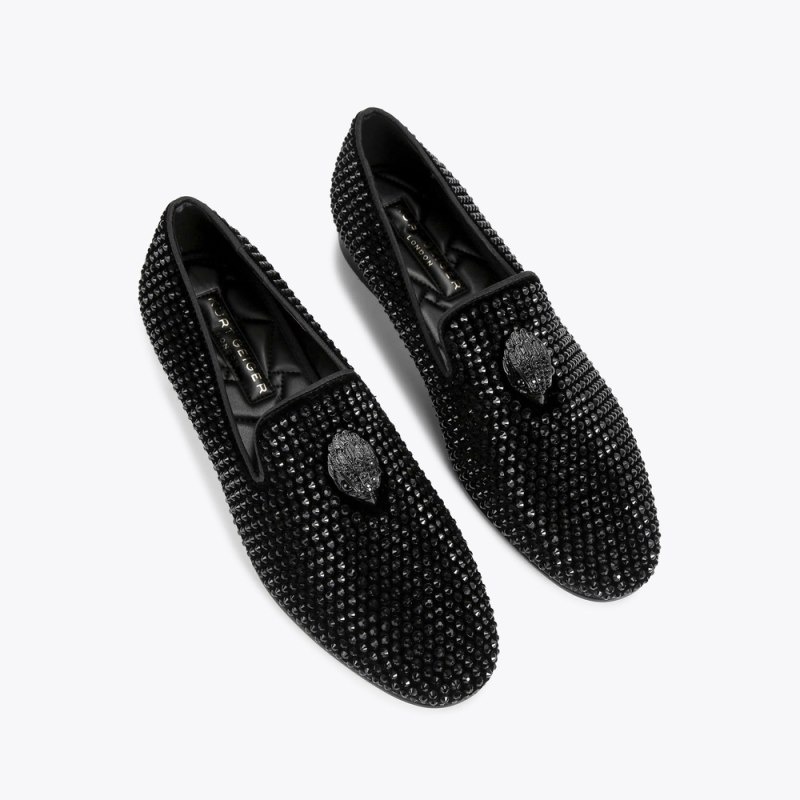 Kurt Geiger London Ace Men's Loafers Black | Malaysia IA22-037