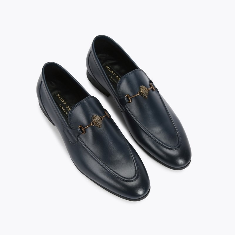 Kurt Geiger London Ali Men's Dress Shoes Navy | Malaysia TF53-100