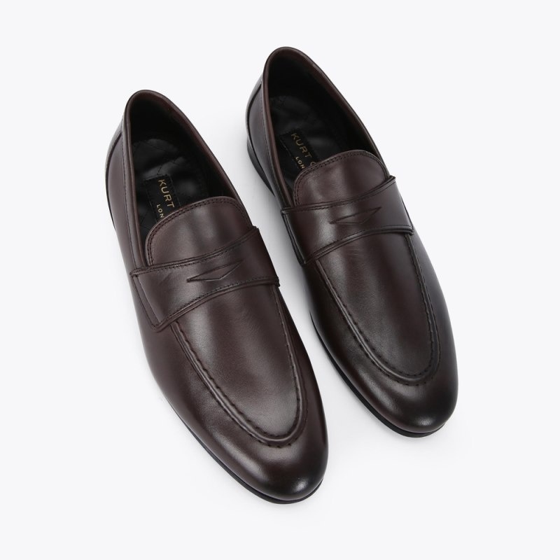 Kurt Geiger London Ali Men's Loafers Brown | Malaysia PZ55-757