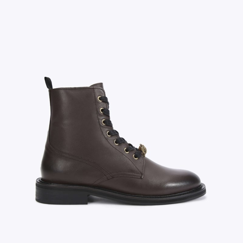 Kurt Geiger London Bank Men\'s Ankle Boots Brown | Malaysia TR02-808