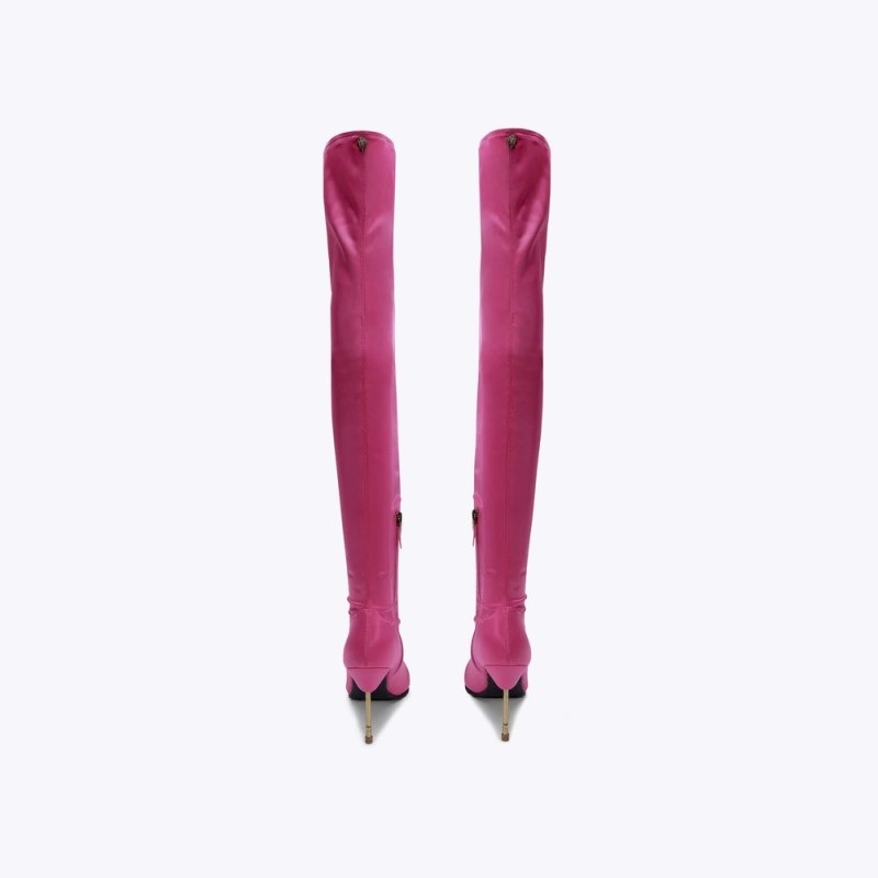 Kurt Geiger London Barbican Women's Knee-High Boots Fushia | Malaysia UW28-420