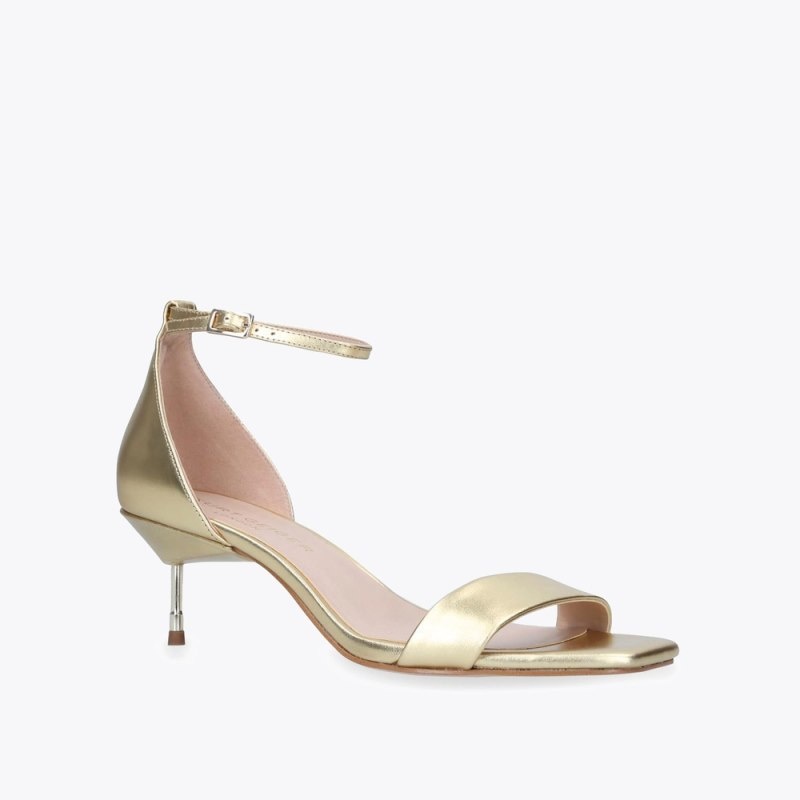 Kurt Geiger London Birchin Women's Heels Gold | Malaysia MD50-986