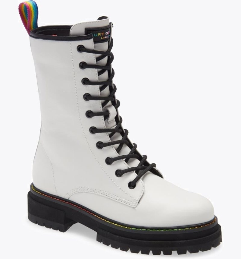 Kurt Geiger London Birdie High Women's Boots White | Malaysia FT98-913