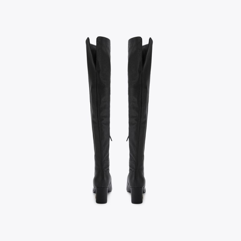 Kurt Geiger London Burlington Women's Knee-High Boots Black | Malaysia KZ18-610