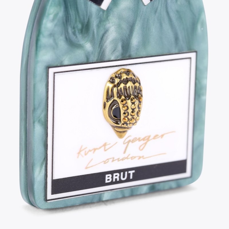 Kurt Geiger London Champagne Bottle Women's Keyrings Dark Green | Malaysia WO69-692