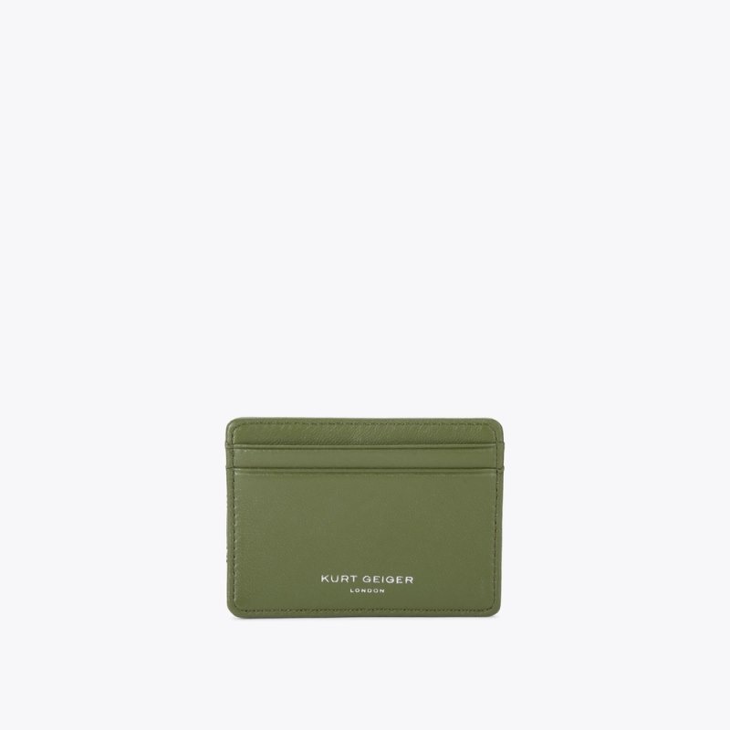 Kurt Geiger London Drench Women's Card Holder Khaki | Malaysia MY63-213