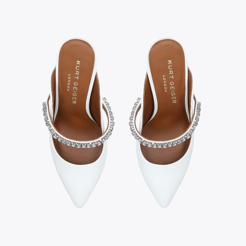 Kurt Geiger London Duke Women's Heels White | Malaysia EY33-532