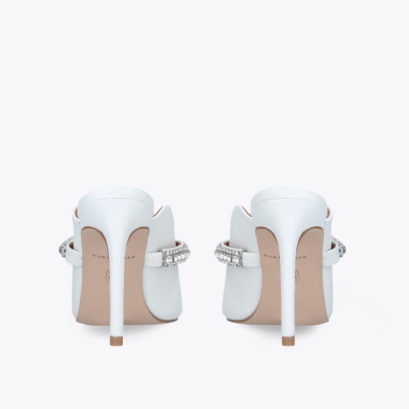 Kurt Geiger London Duke Women's Heels White | Malaysia EY33-532