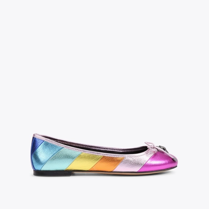 Kurt Geiger London Eagle Women\'s Ballerina Multicolor | Malaysia XK16-663