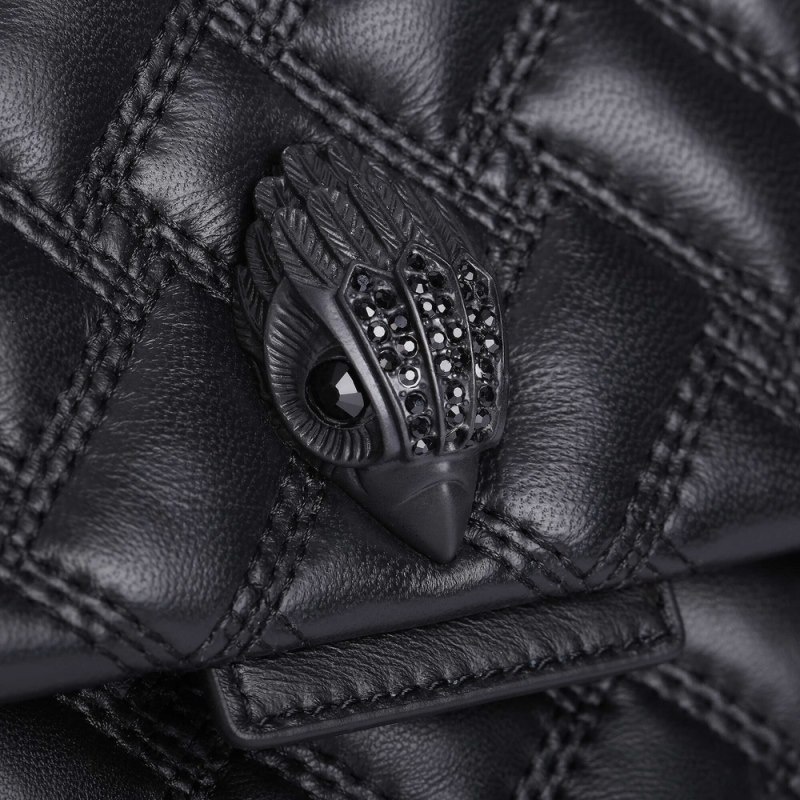 Kurt Geiger London Extra Large Kensington Drench Women's Shoulder Bags Black | Malaysia QA67-712
