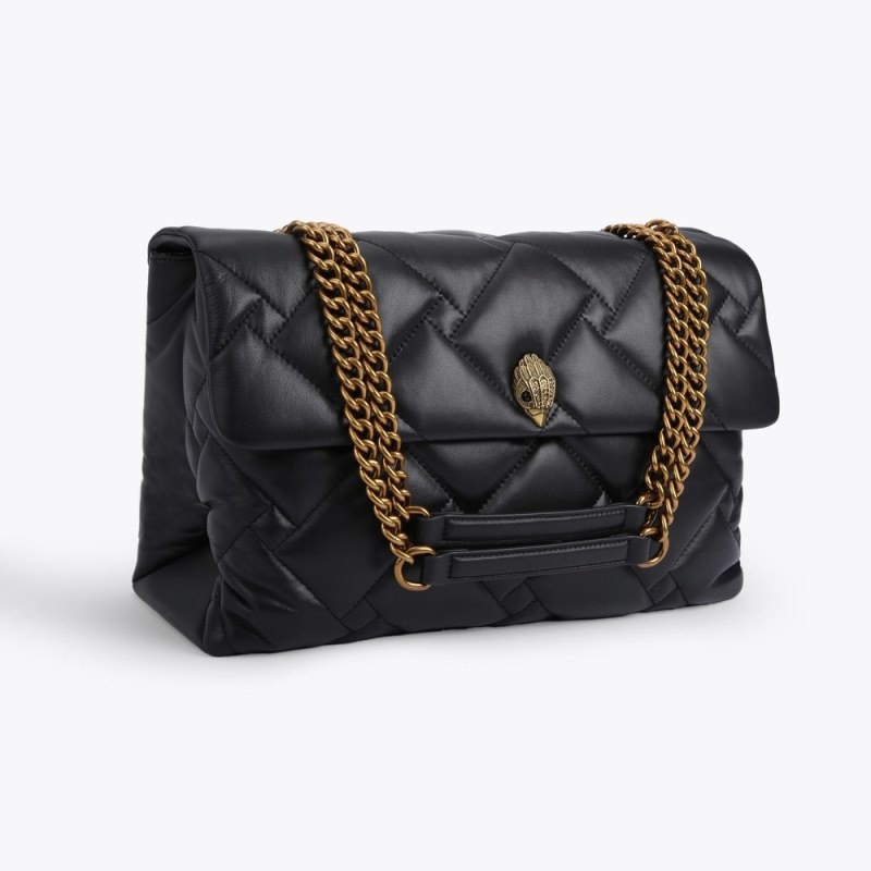 Kurt Geiger London Extra Large Soft Kensington Women's Shoulder Bags Black | Malaysia VZ76-770