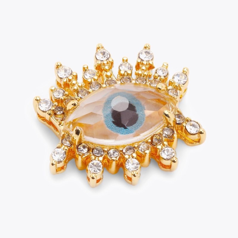 Kurt Geiger London Eye Stud Earrings Women's Jewelry Gold | Malaysia PF27-163
