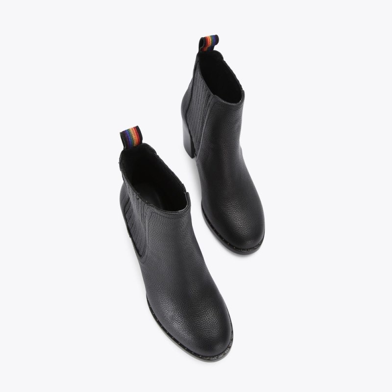 Kurt Geiger London Haritage Women's Heeled Boots Black | Malaysia RY03-700