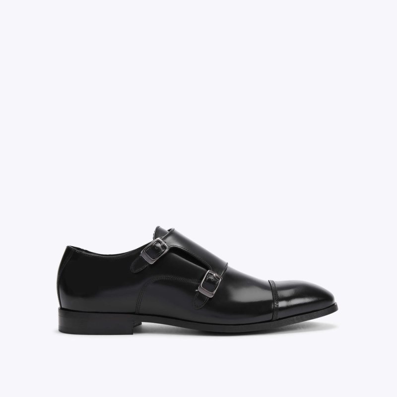 Kurt Geiger London Harry Monk Men\'s Dress Shoes Black | Malaysia KU03-895