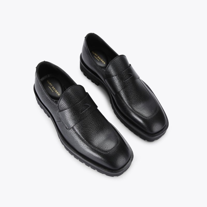 Kurt Geiger London Hawke Loafer Men's Casual Shoes Black | Malaysia JZ39-090