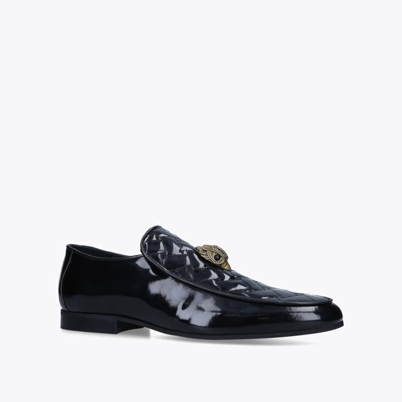 Kurt Geiger London Hugh Eagle Loafer Men's Dress Shoes Black | Malaysia DV88-987
