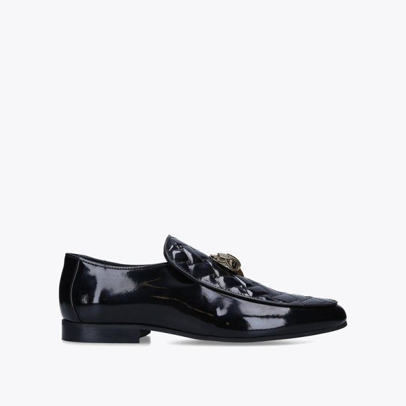 Kurt Geiger London Hugh Eagle Loafer Men\'s Dress Shoes Black | Malaysia DV88-987