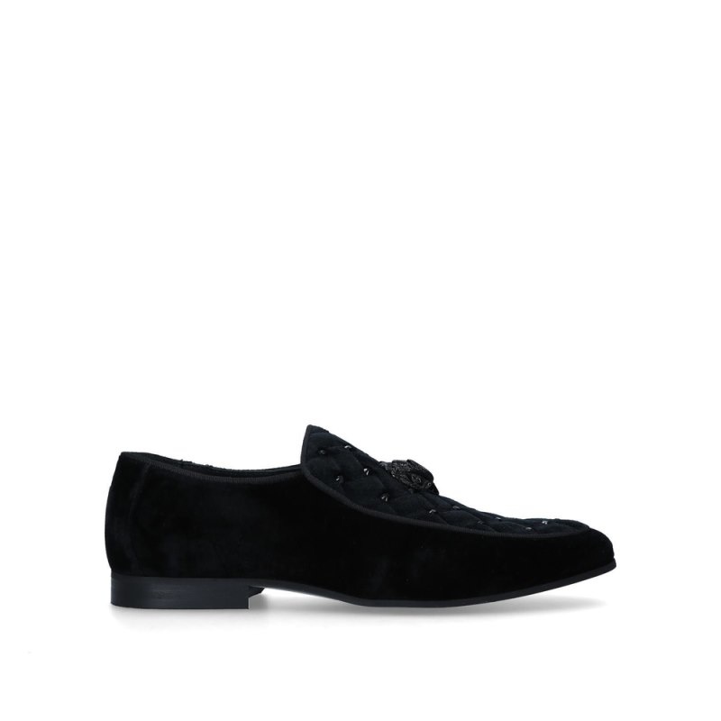 Kurt Geiger London Hugh Eagle Stud Men\'s Dress Shoes Black | Malaysia WL49-988