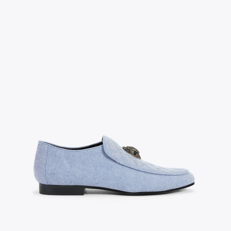 Kurt Geiger London Hugh Loafer Men\'s Dress Shoes Blue | Malaysia YV61-512