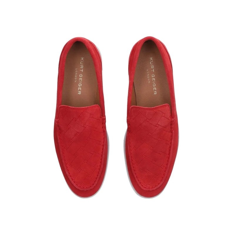 Kurt Geiger London Hugo Men's Casual Shoes Red | Malaysia KX23-567